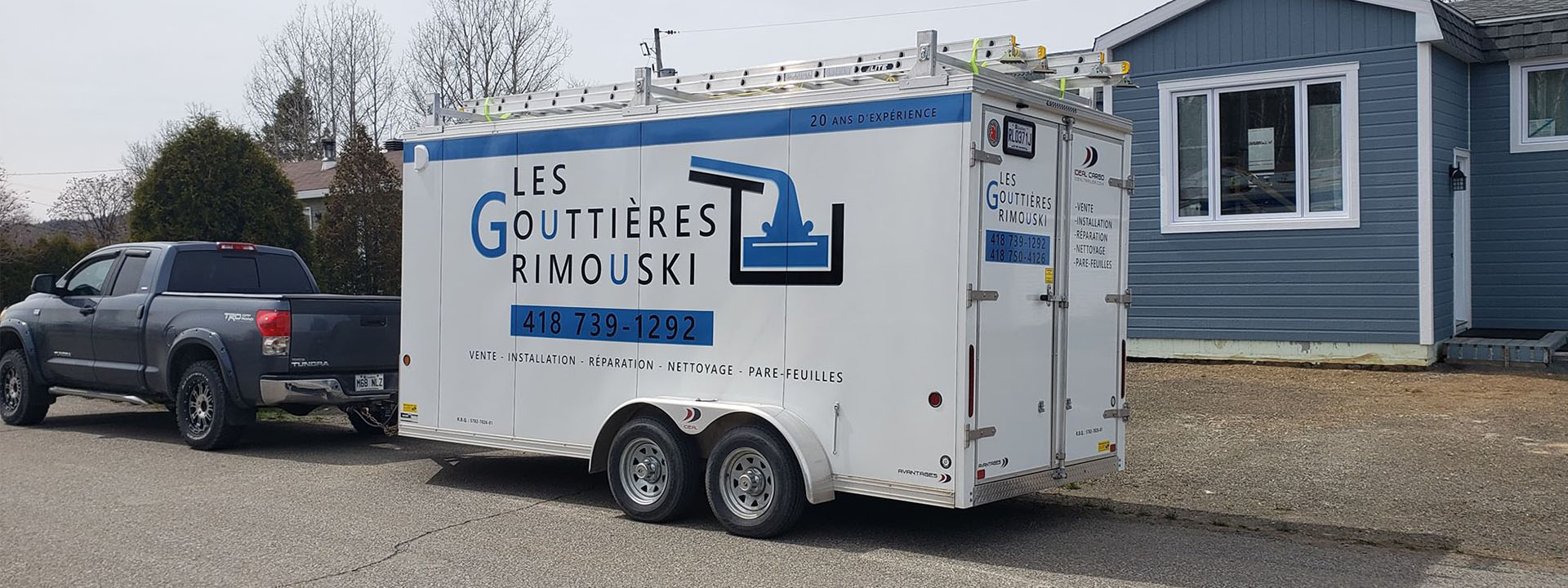 Gouttières à Rimouski